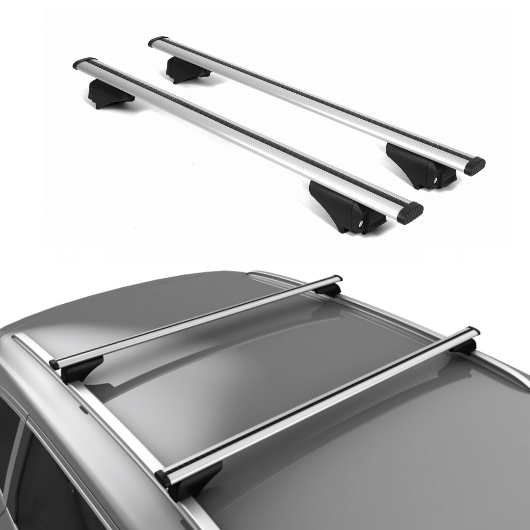 ERKUL Universal Roof Rack Cross Bars Fits Flush Roof Rail for Cars & SUVs Models
