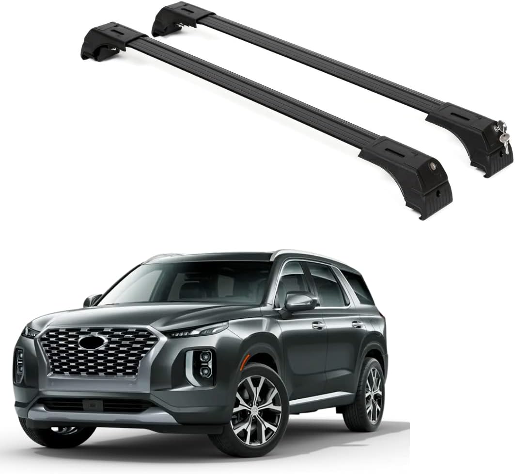 Fits Hyundai Palisade 2020-2025 with Factory Rails Roof Rack Cross Bars 165 LBS