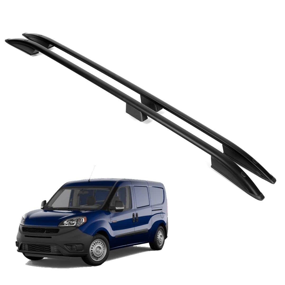 ERKUL Roof Rails Fits Ram ProMaster City 15-22 Car Racks For Roof Aluminum Black