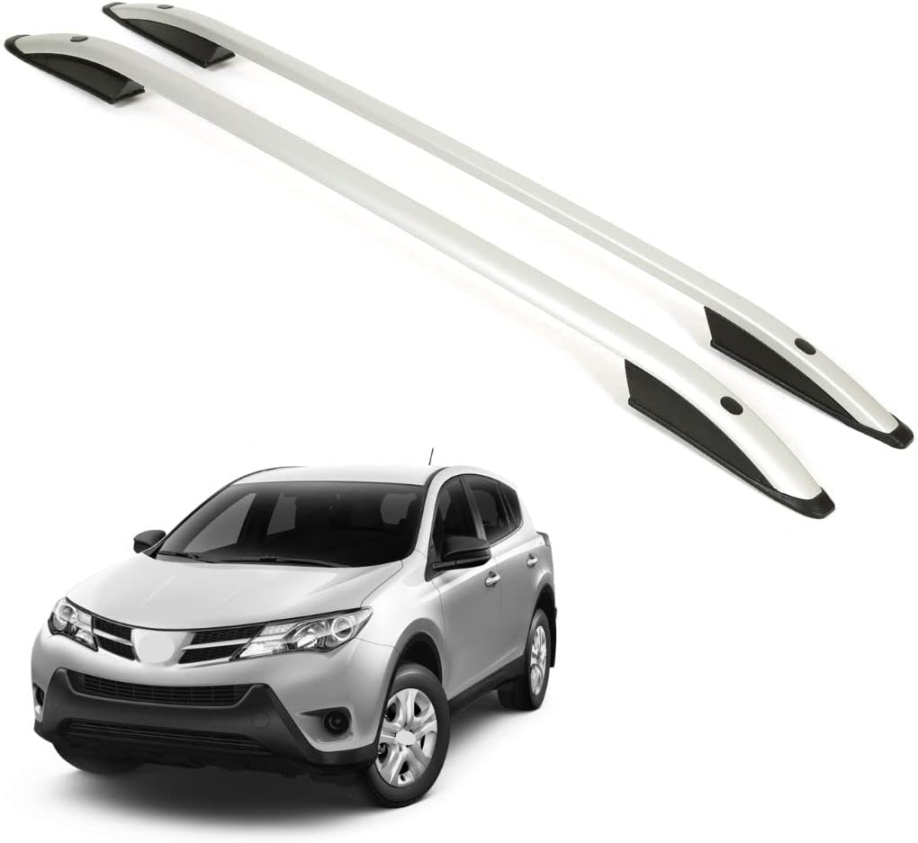 ERKUL Roof Rails Fits Toyota Rav 4 2013-2018 Car Racks For Roof Aluminum Silver