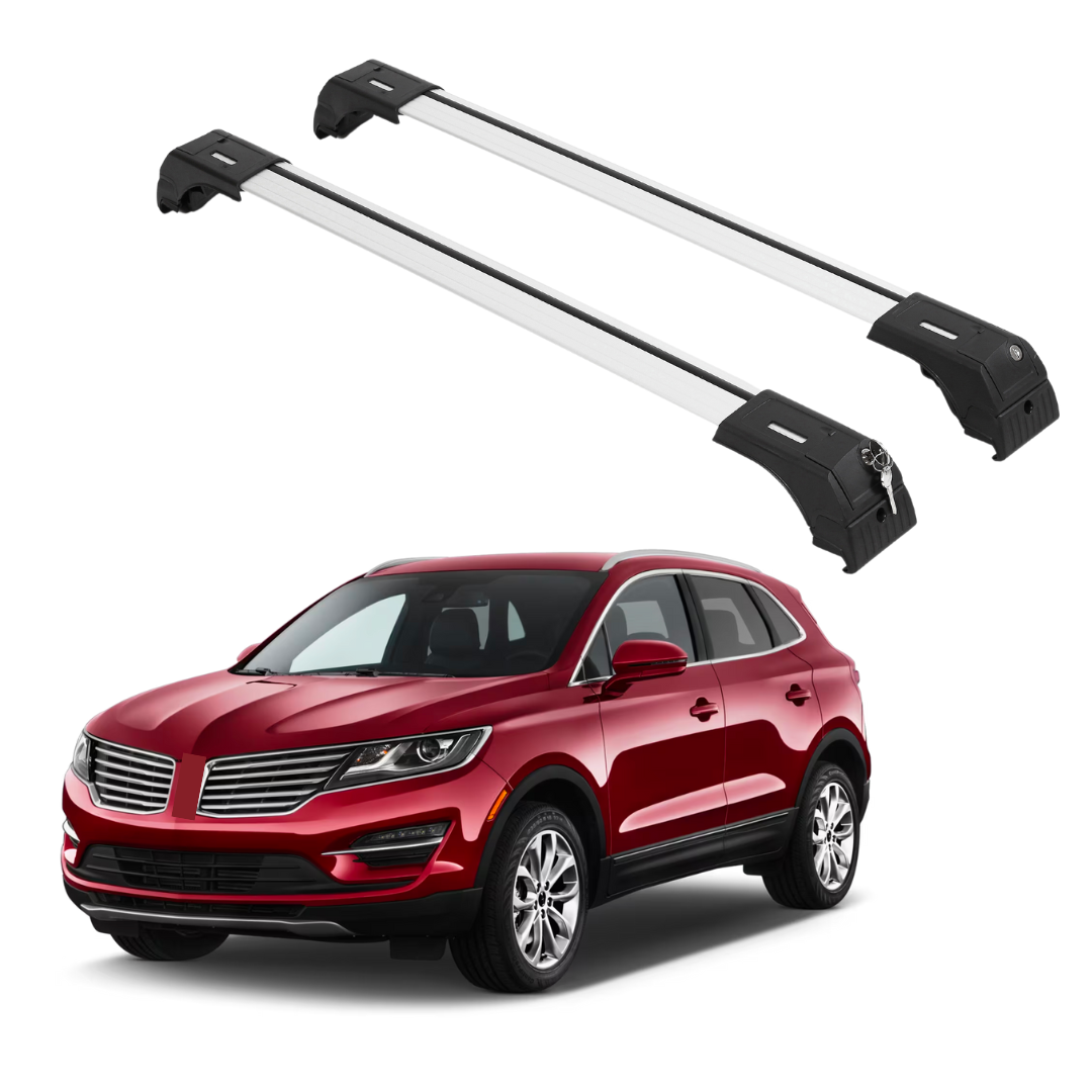 Fits Lincoln MKC 2015-2019 with Factory Rails 2PCS Roof Rack Cross Bars 165 LBS