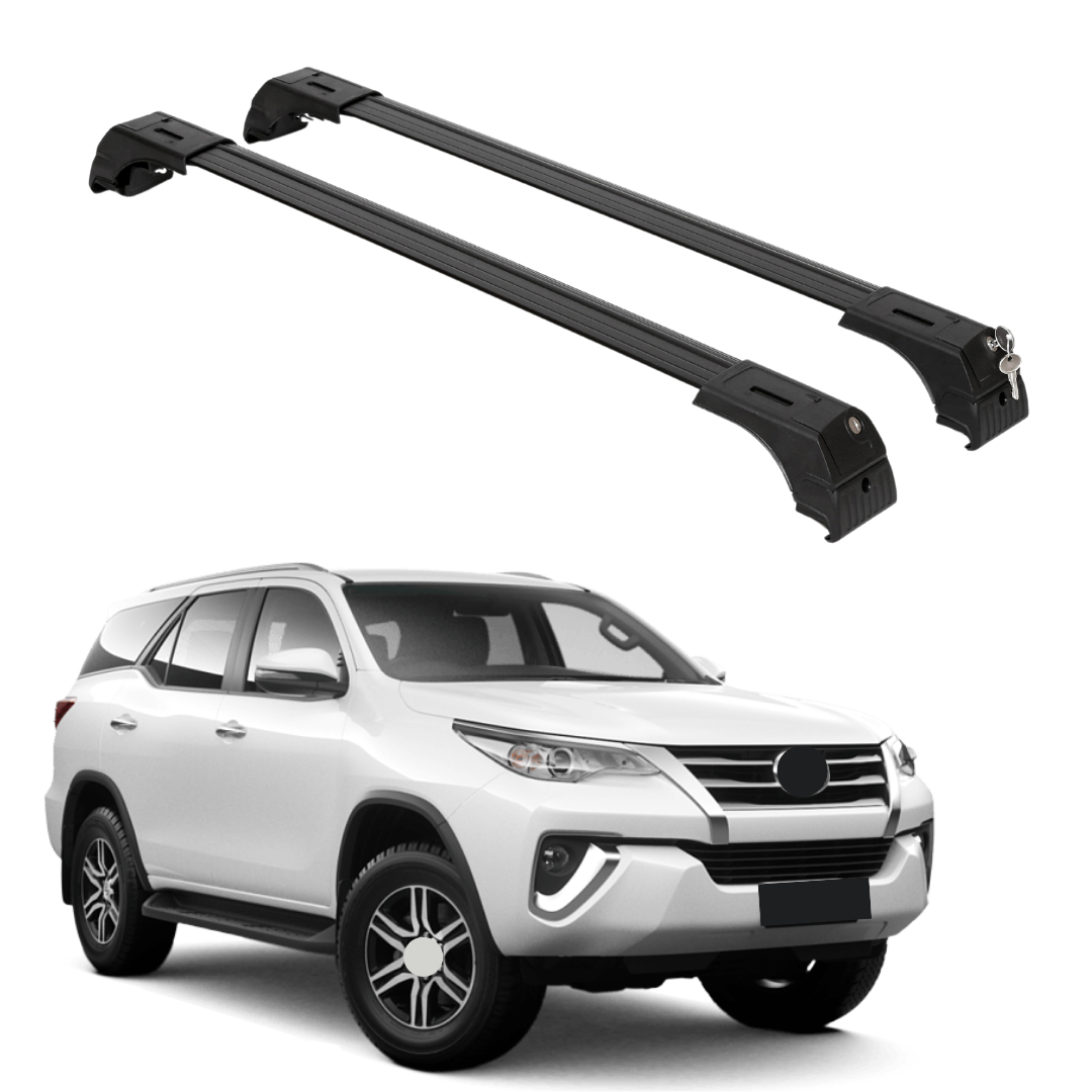 Fits Toyota Fortuner 2015-2026 with Factory Rails Roof Rack Cross Bars 165 LBS