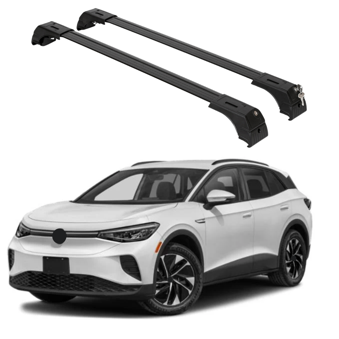 Fits Volkswagen ID.4 2021-2025 with Factory Rails Roof Rack Cross Bars 165 LBS