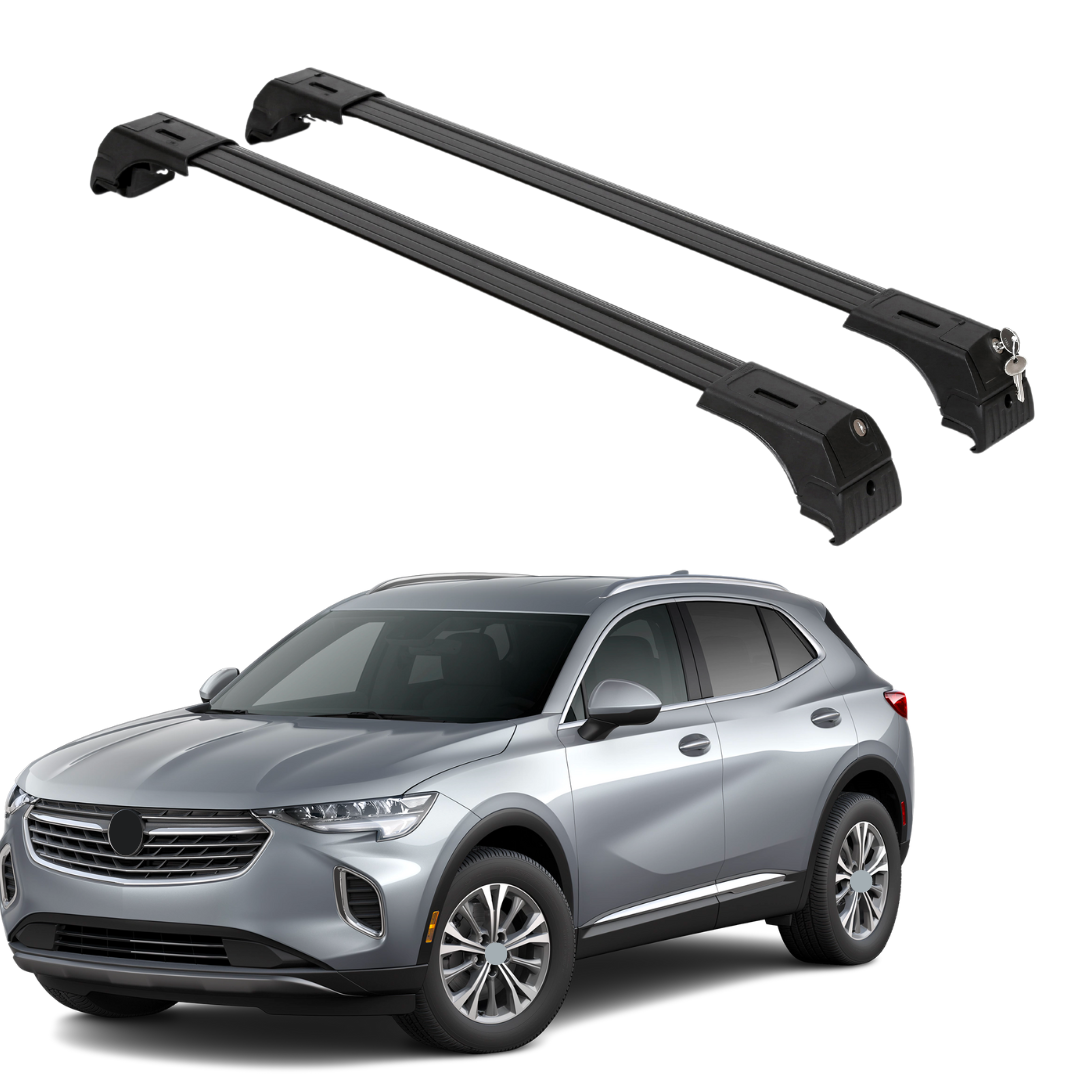 Fits Buick Envision 2021-2026 with Flush Rails 2PCS Roof Rack Cross Bars 165 LBS