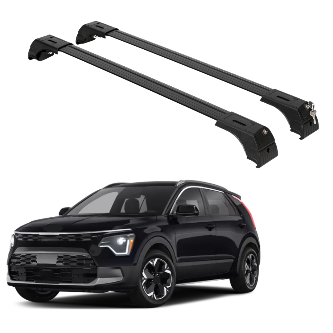 Fits Kia Niro 2023-2026 with Factory Rails 2PCS Roof Rack Cross Bars 165 LBS