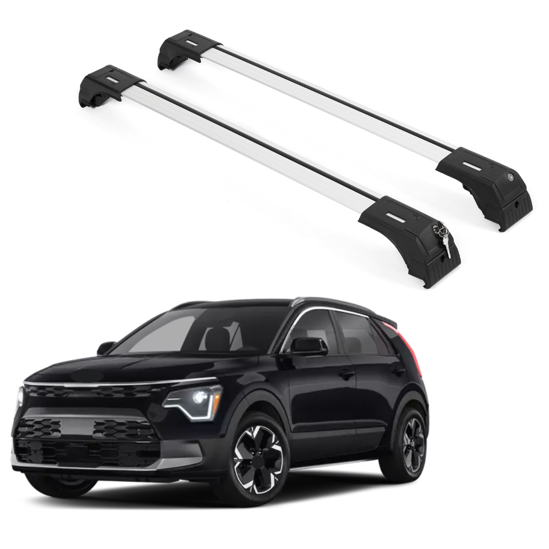 Fits Kia Niro 2023-2026 with Factory Rails 2PCS Roof Rack Cross Bars 165 LBS