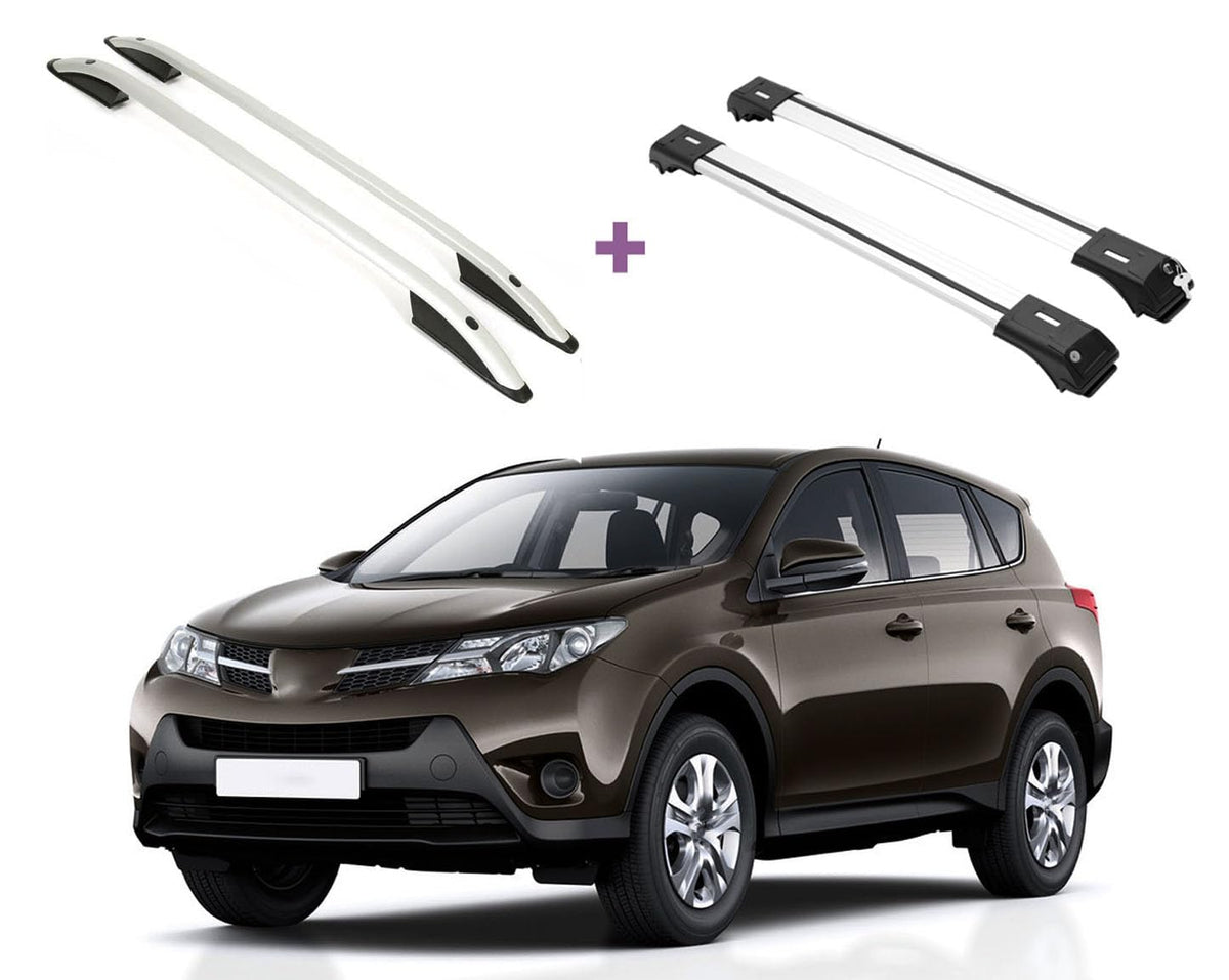 ERKUL Roof Rack Crossbars For TOYOTA RAV4 2013-2018