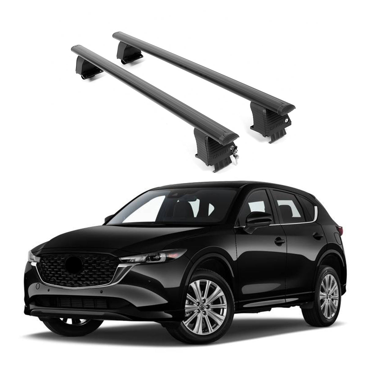 ERKUL Roof Rack Crossbars For MAZDA CX-5 2017-2025
