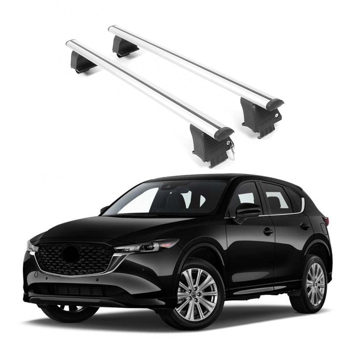 ERKUL Roof Rack Crossbars For MAZDA CX-5 2017-2025