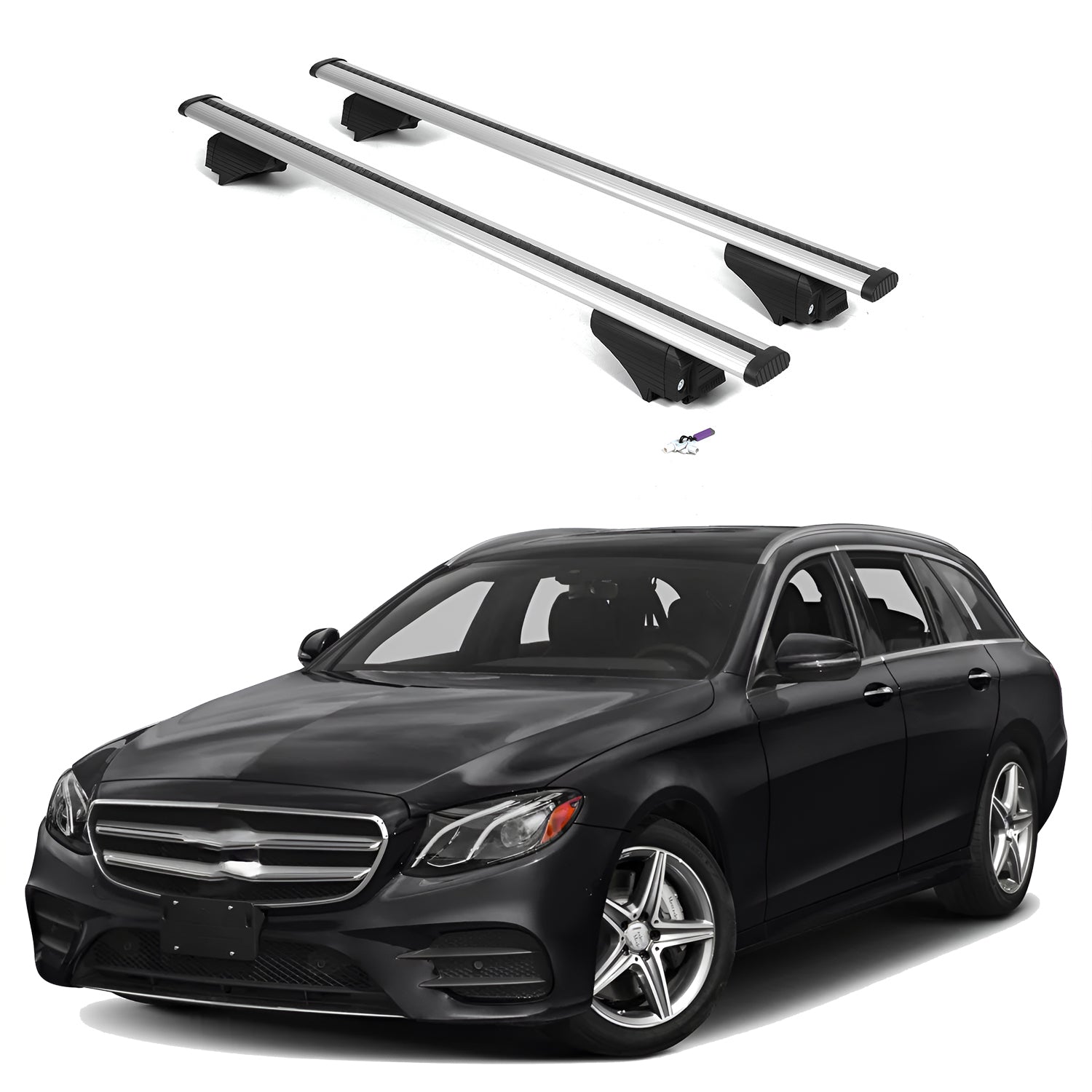 ERKUL Roof Rack Crossbars For MERCEDES-BENZ E-CLASS 2017-2023