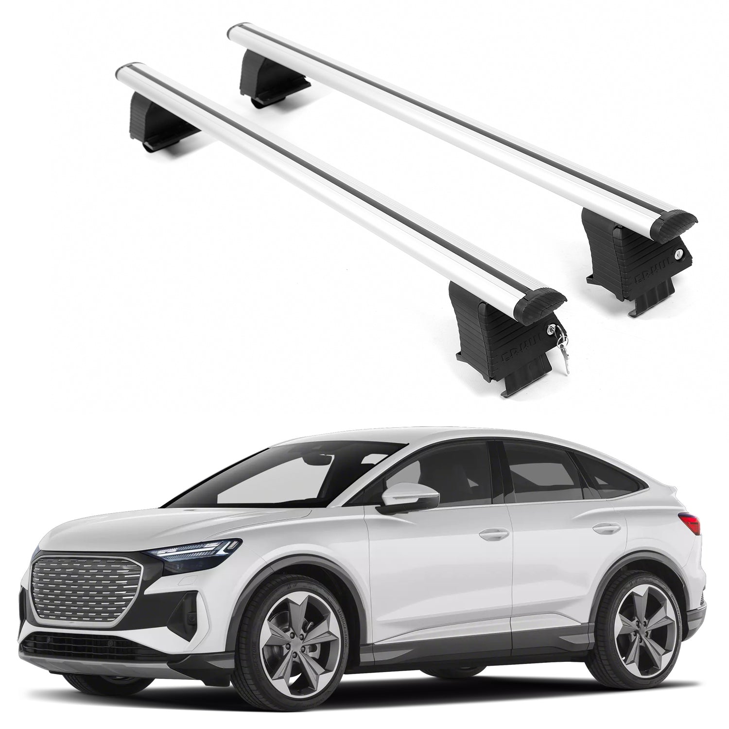 ERKUL Roof Rack Crossbars For AUDI Q4 E-TRON SPORTBACK 2022-2026
