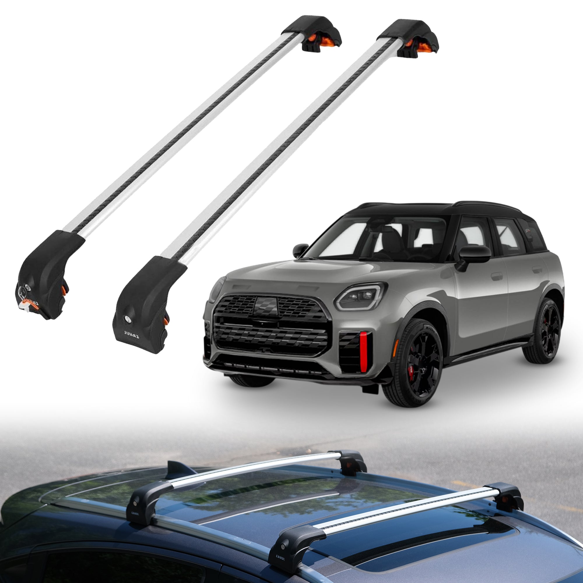 ERKUL Roof Rack Crossbars For MINI COOPER COUNTRYMAN 2025-2026