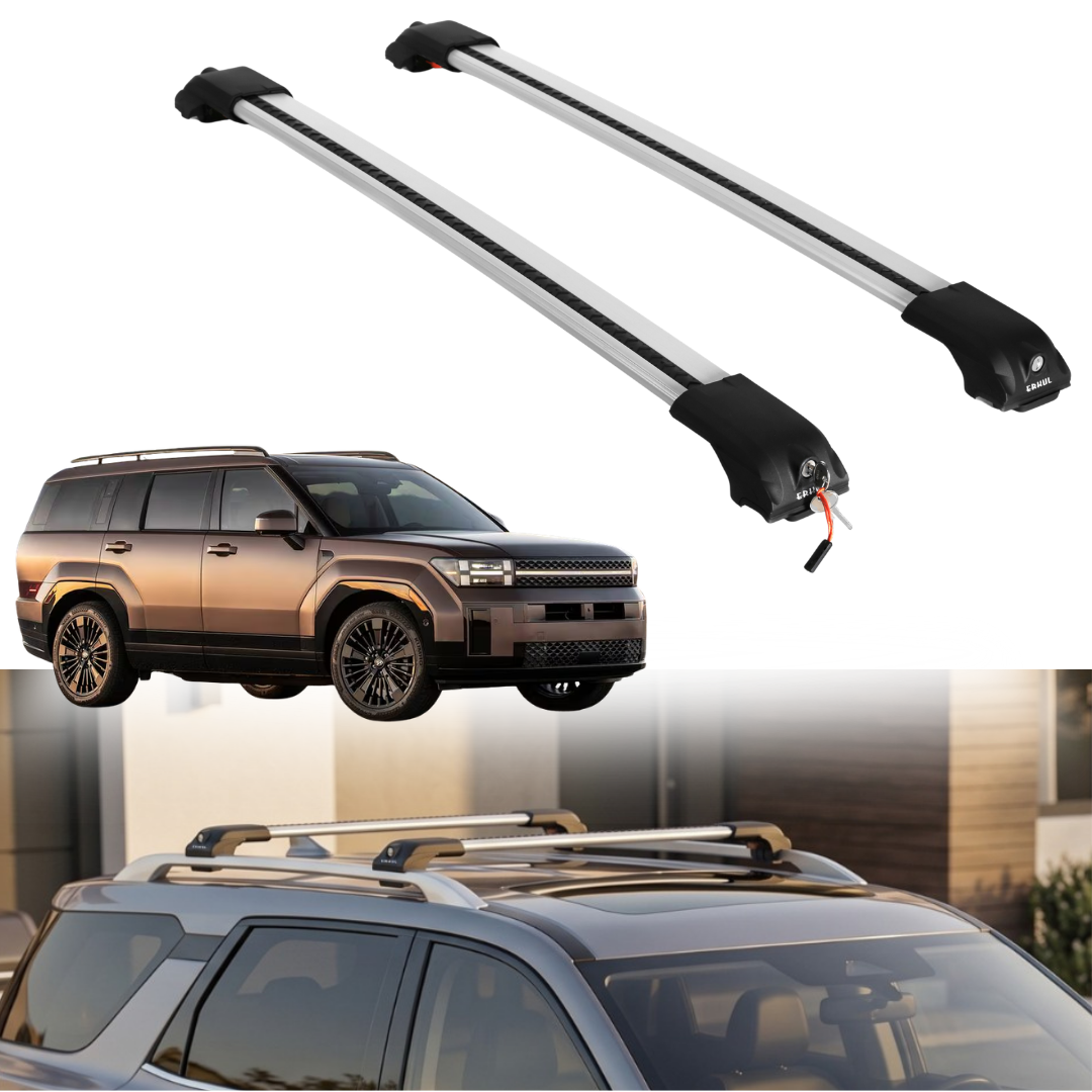 Roof Rack Crossbars for Hyundai Santa Fe 2024-2026 - Silver