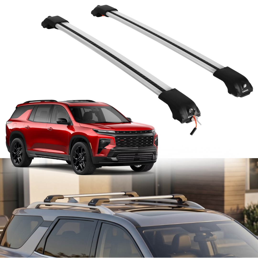Roof Rack Crossbars for Chevrolet Traverse 2024-2026 - Silver