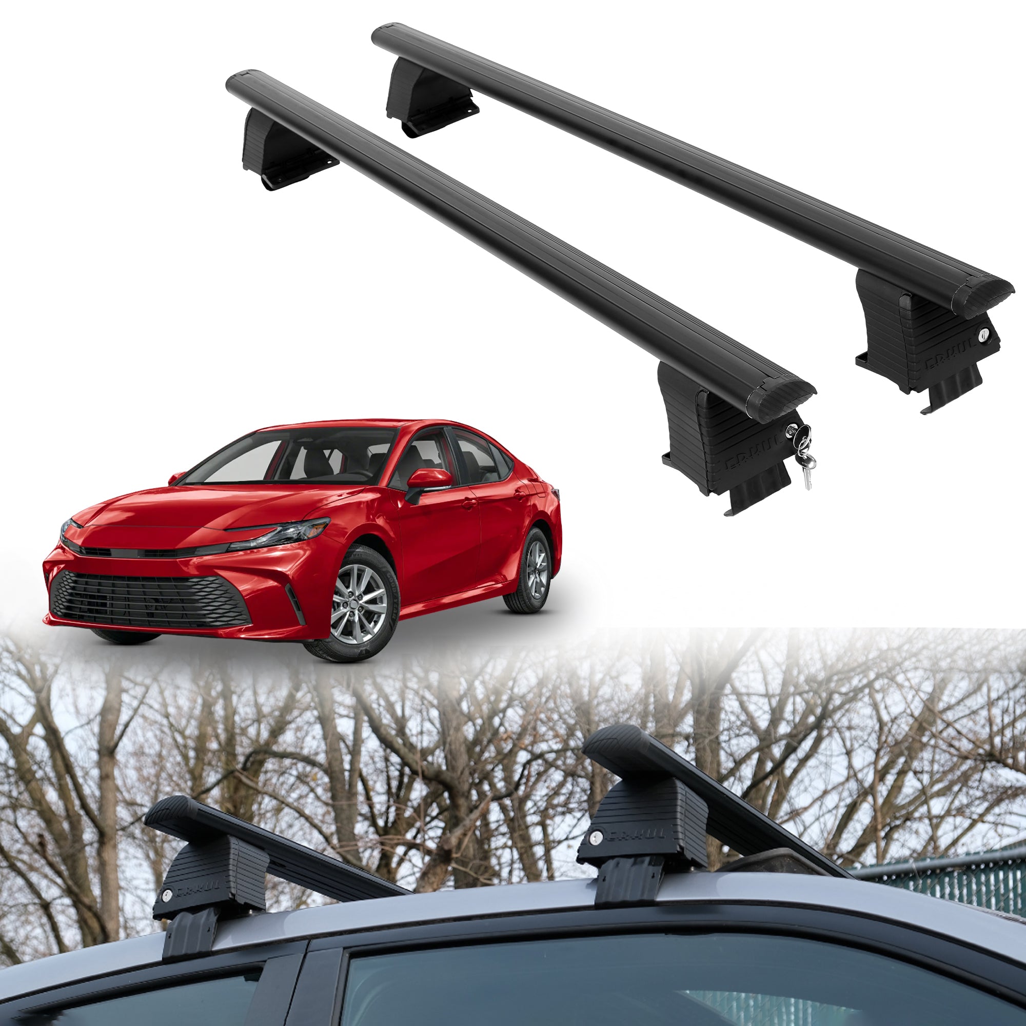 ERKUL Roof Rack Crossbars For TOYOTA CAMRY 2025-2026