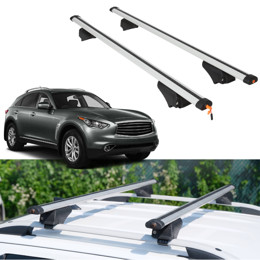 Roof Rack Crossbars for INFINITI FX37 / EX37 2013 - Silver