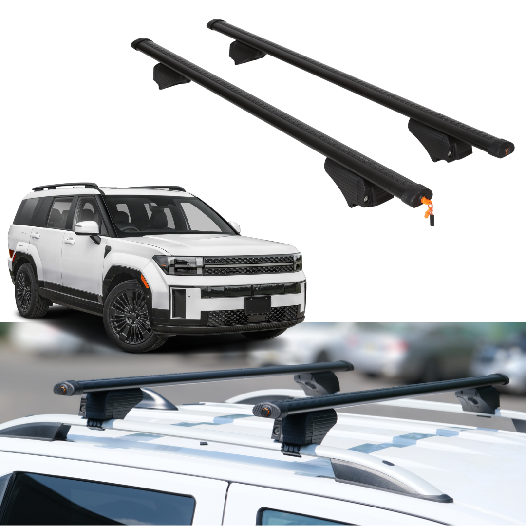 Roof Rack Crossbars for Hyundai Santa FE HEV 2024-2026 - Black