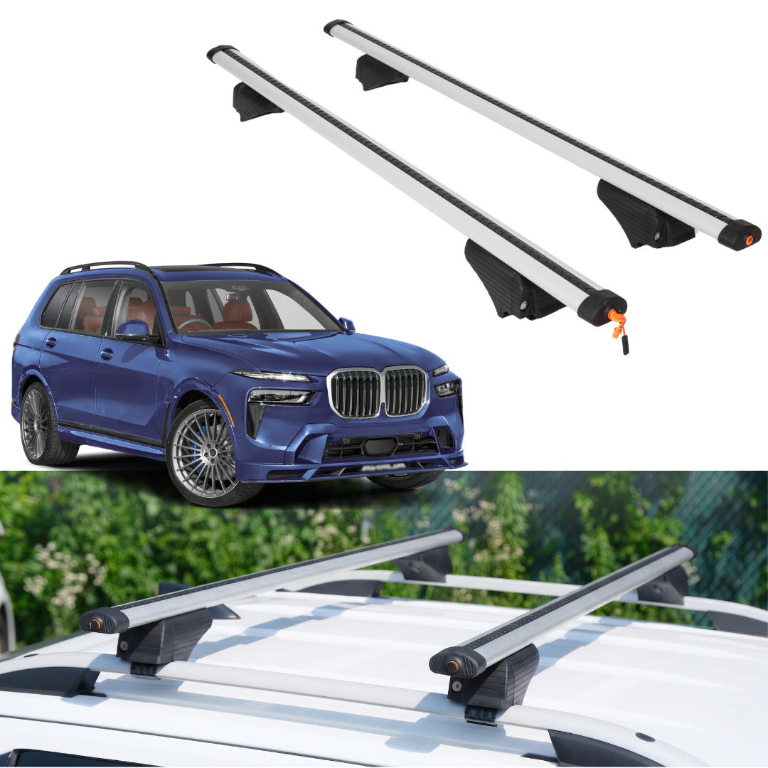 Roof Rack Crossbars for BMW Alpina XB7 2021-2026 - Silver