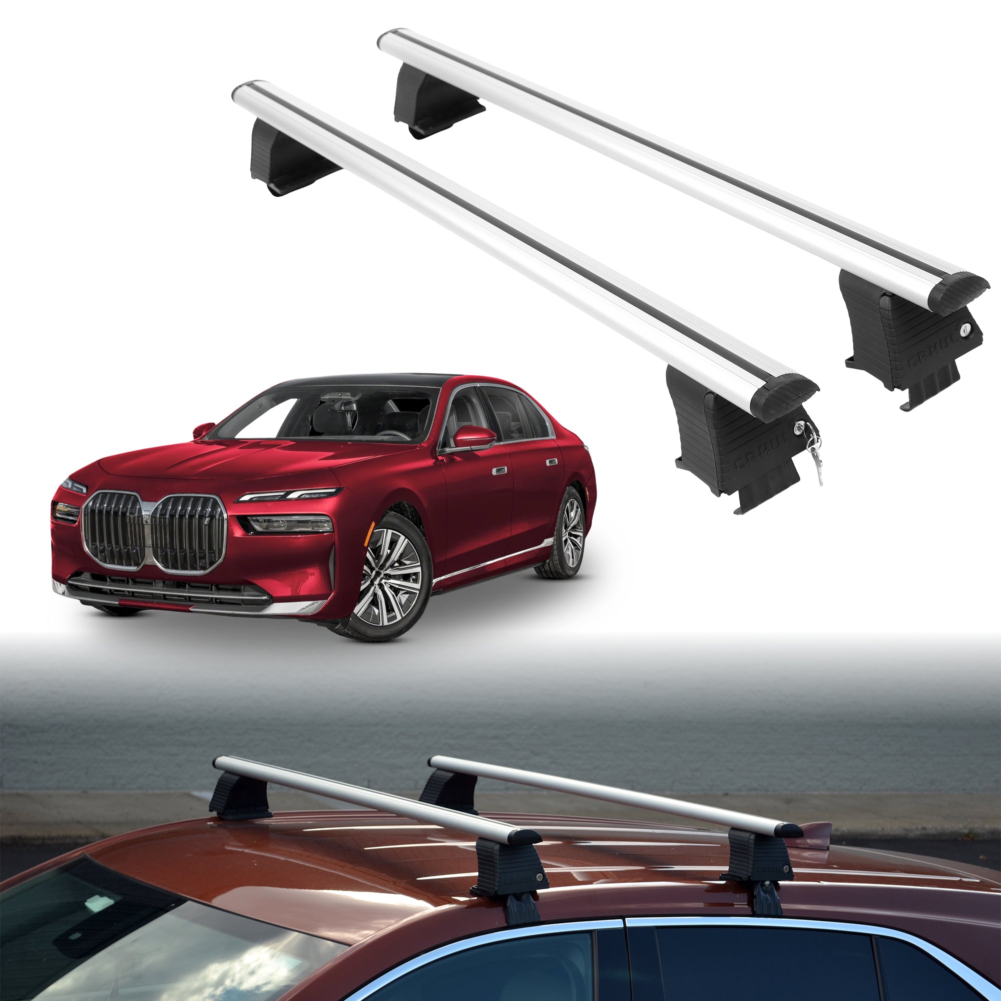ERKUL Roof Rack Crossbars For BMW I7 2023-2026