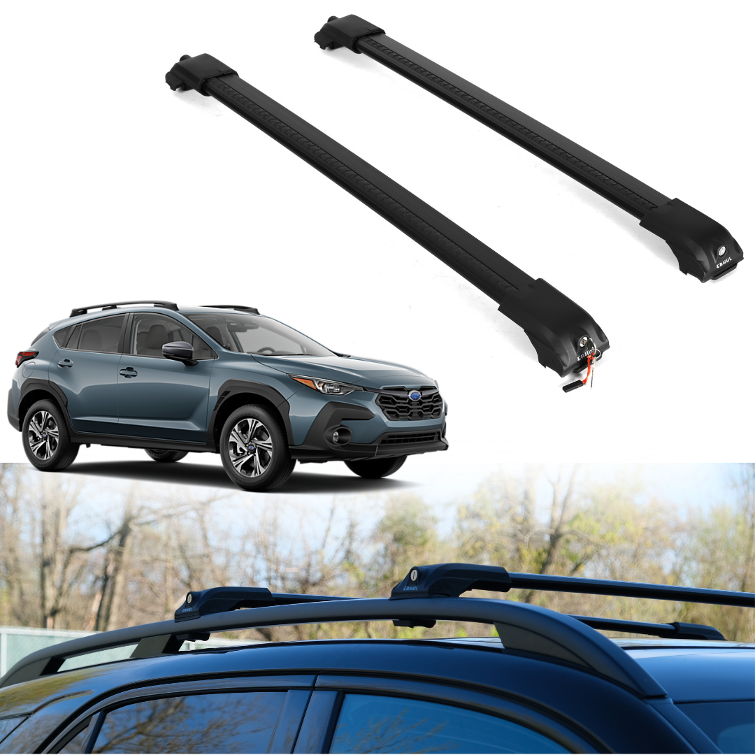 Roof Rack Crossbars for Subaru Crosstrek 2024-2026 - Black