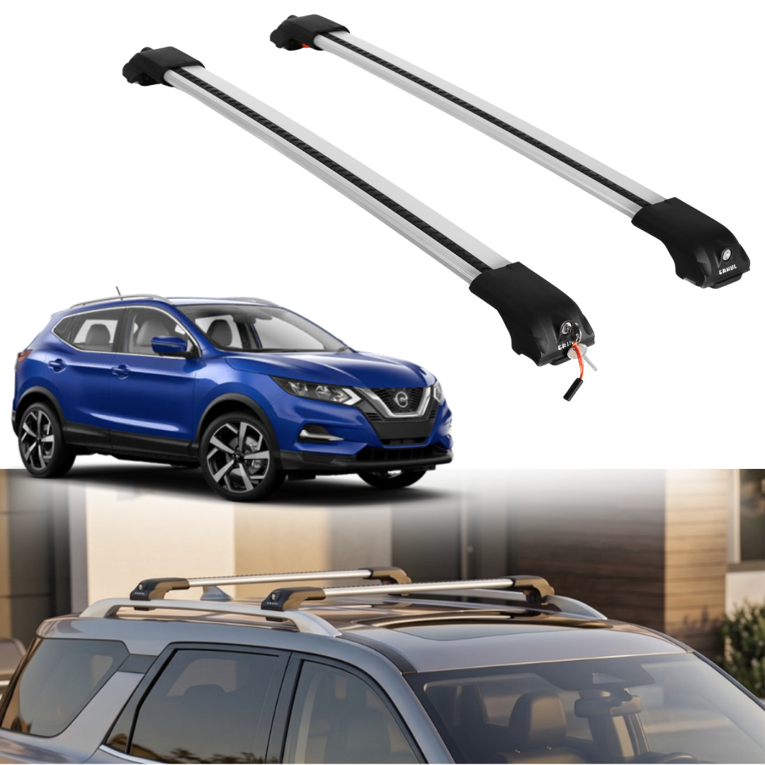 Roof Rack Crossbars for Nissan Rogue Sport 2017-2022 - Silver