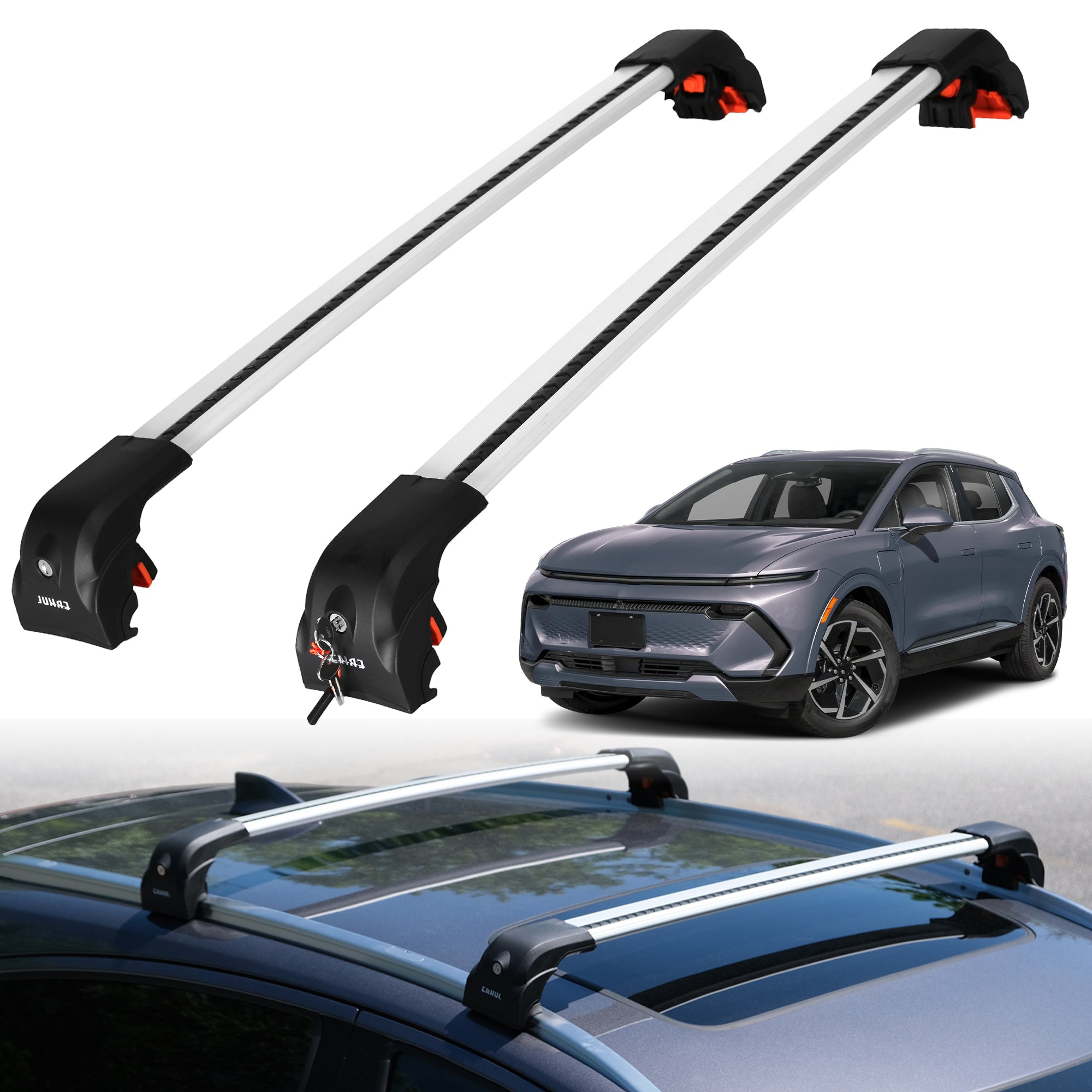 ERKUL Roof Rack Crossbars For CHEVROLET EQUINOX EV 2024-2026