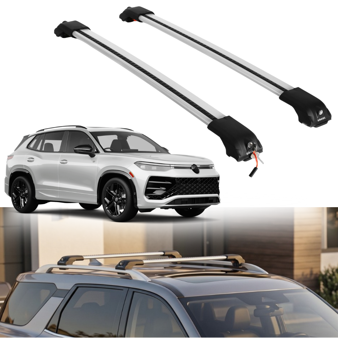 Roof Rack Crossbars for Volkswagen Tiguan 2025-2026 - Silver