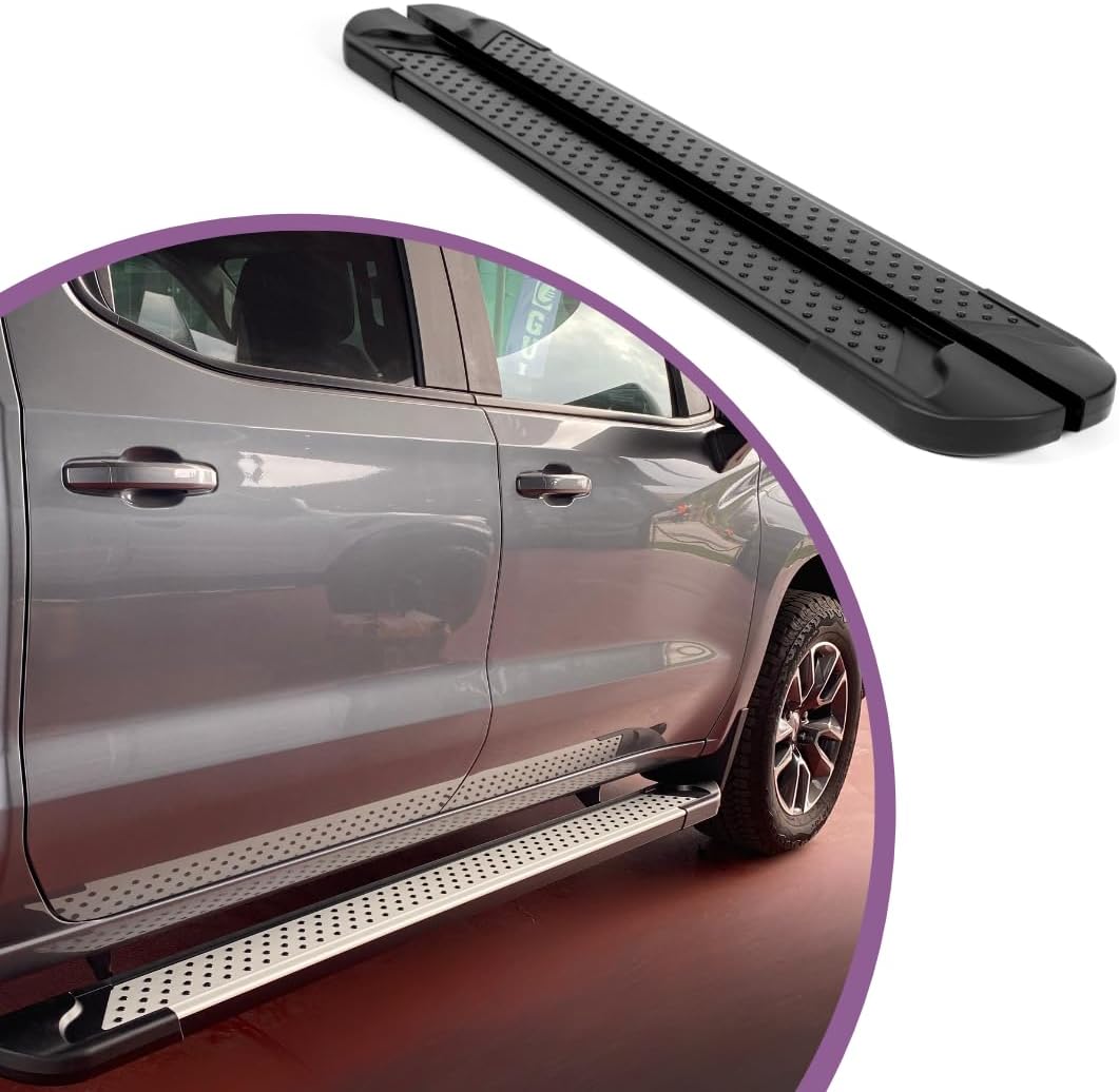 5.2" Running Boards for GMC Sierra 19-25 1500 Crew Cab, 20-25 2500HD 3500HD