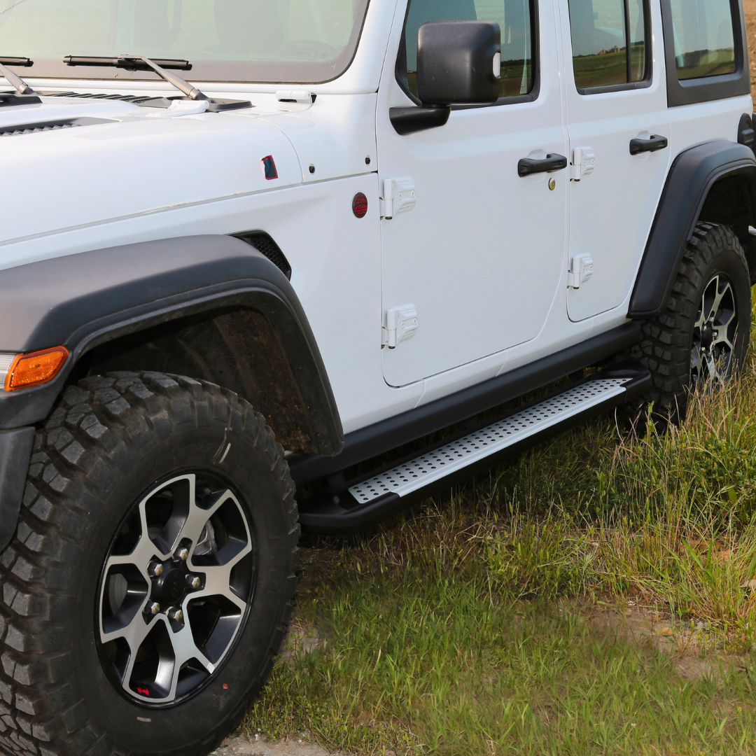 Erkul 5.2" Running Boards for BMW X3 G01 2018-2025 - 350 lb - Silver