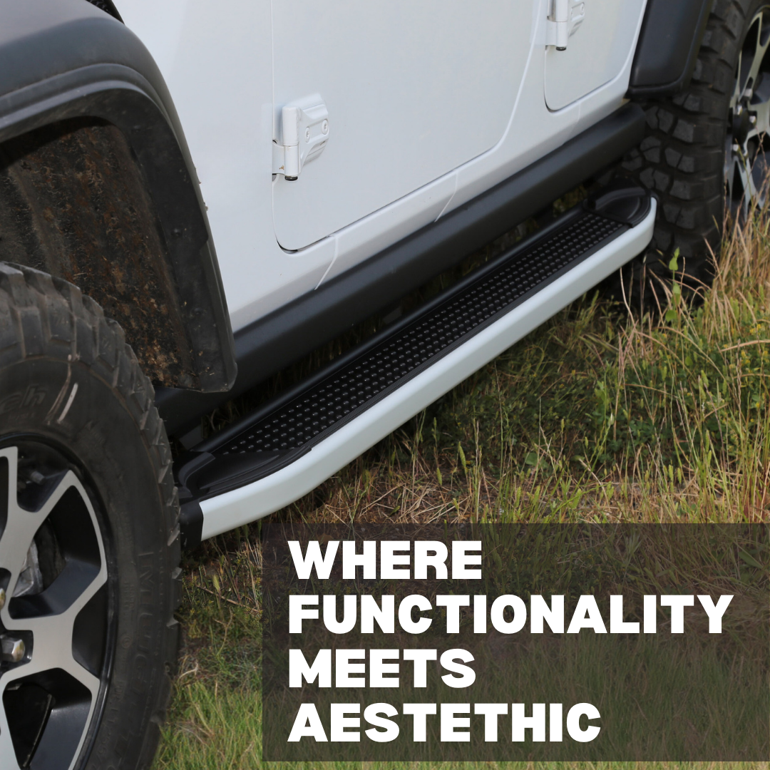 Erkul 5.2" Running Boards for Ford Explorer 2020-2024 - 350 lb - Black