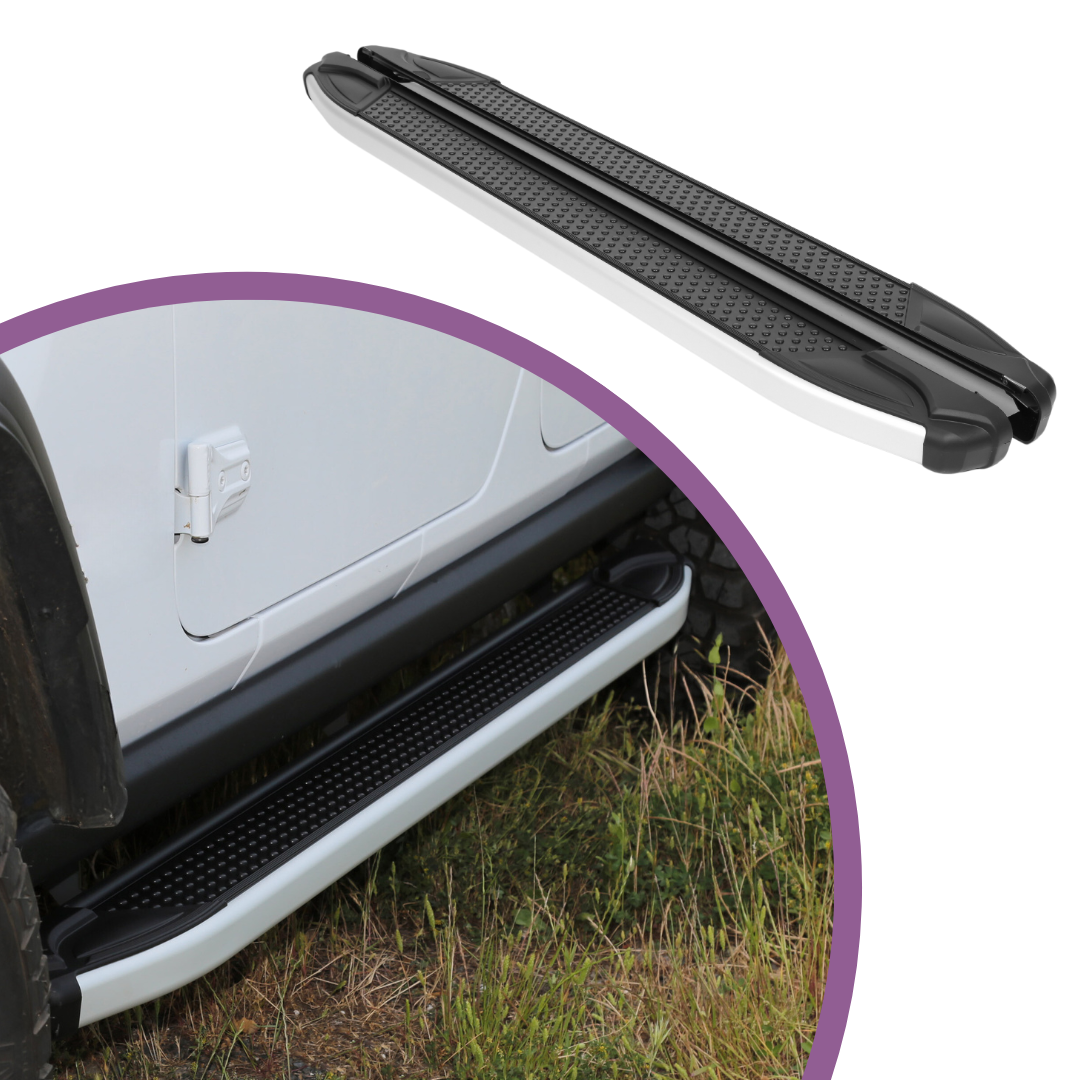Erkul 5.2" Running Boards for Toyota RAV 4 RAV4 2019-2025 - 350 lb Heavy Duty Aluminum Wide Side Steps Nerf Bars, Premium Car Accessories | No-Drill Installation | Mounting Brackets Included - Black