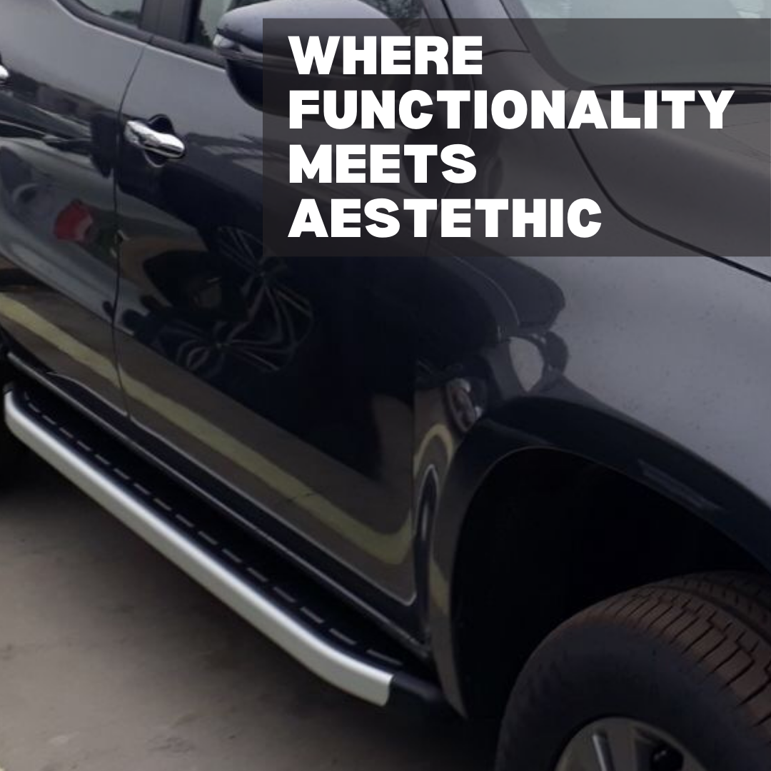 Erkul 5.2" Running Boards for Subaru Forester 2014-2018- 350 lb - Silver