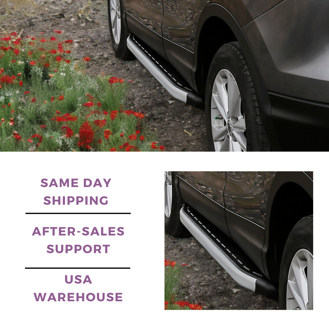 Erkul 5.2" Running Boards for Land Rover Range Rover 2013-2021 - 350 lb - Silver