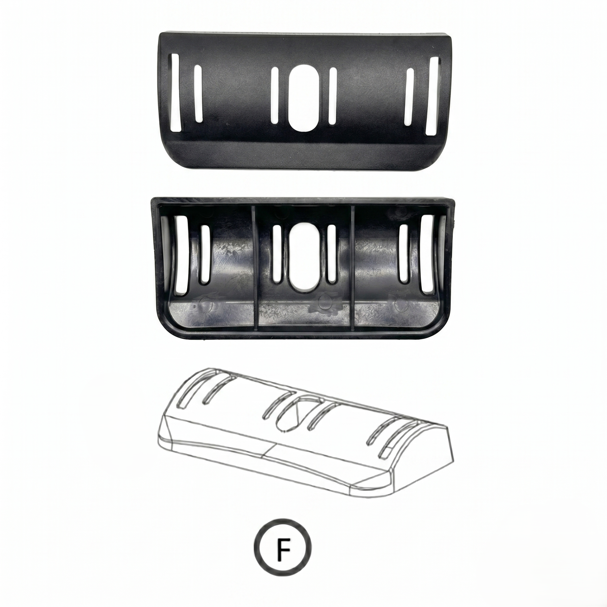 AeroGlide V3 (ECEM V3) - Replacement Parts for Fixed Point Roof Crossbars