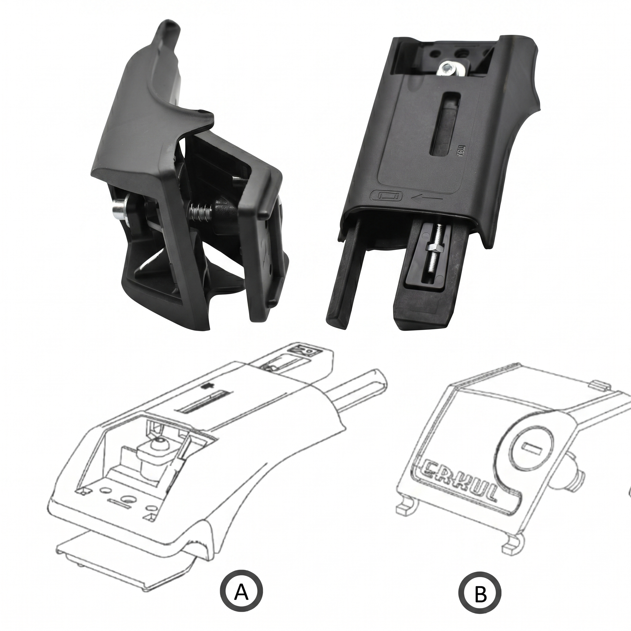 Skybar V1 - Replacement Parts for Raised Rails Crossbars