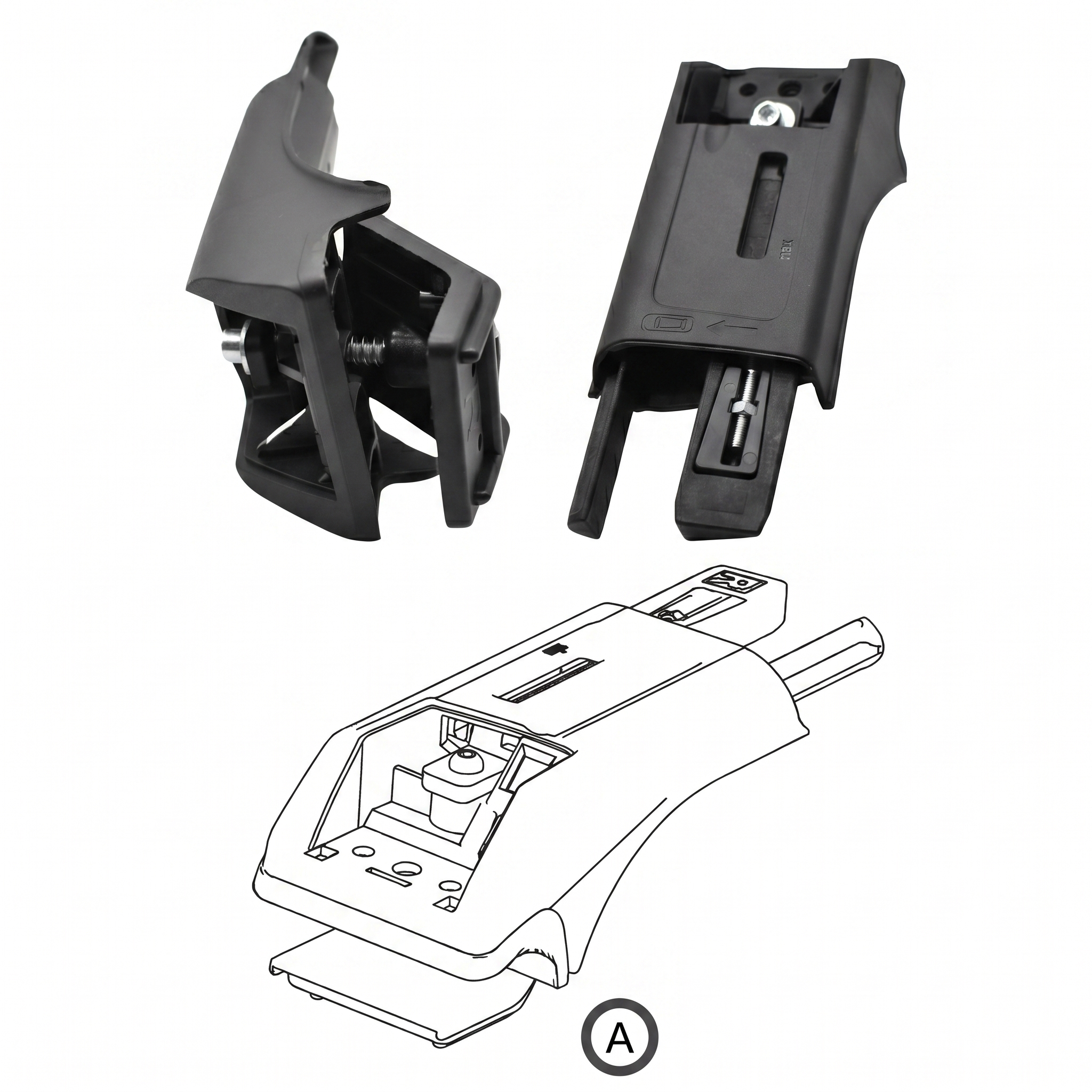 Skybar V1 - Replacement Parts for Raised Rails Crossbars