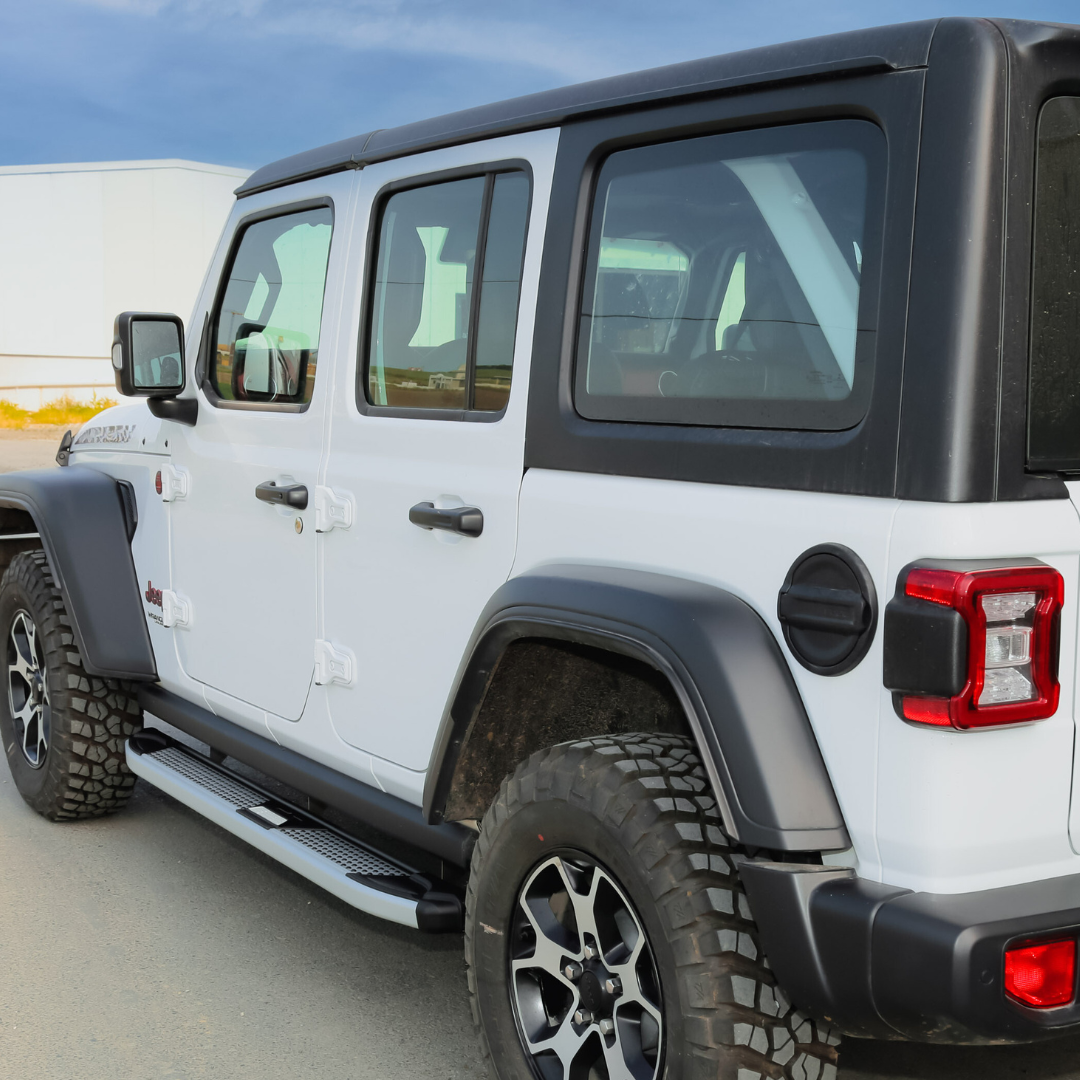 Erkul 5.2" Running Boards for Land Rover Range Rover 2013-2021 - 350 lb - Silver