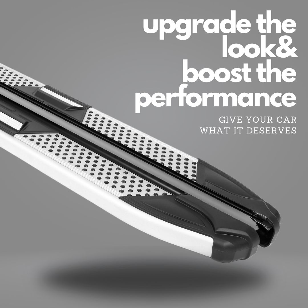 Erkul 5.2" Running Boards for Volvo XC 90 XC90 2016-2025 - 350 lb - Silver