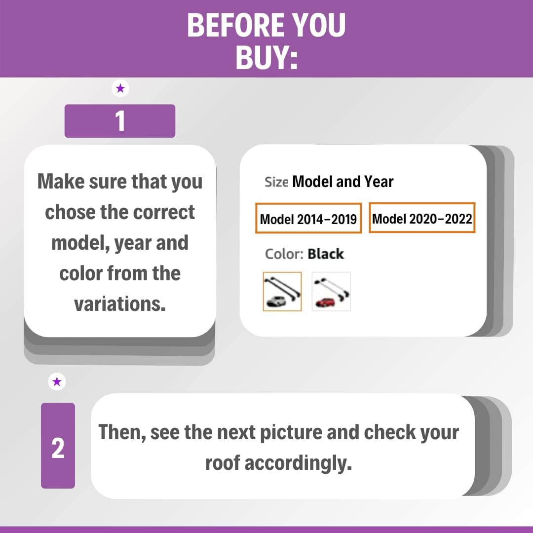 220lbs Rack Cross Bars for Mazda CX3 2016-2021 Fits Fixed Points Roofs - Silver