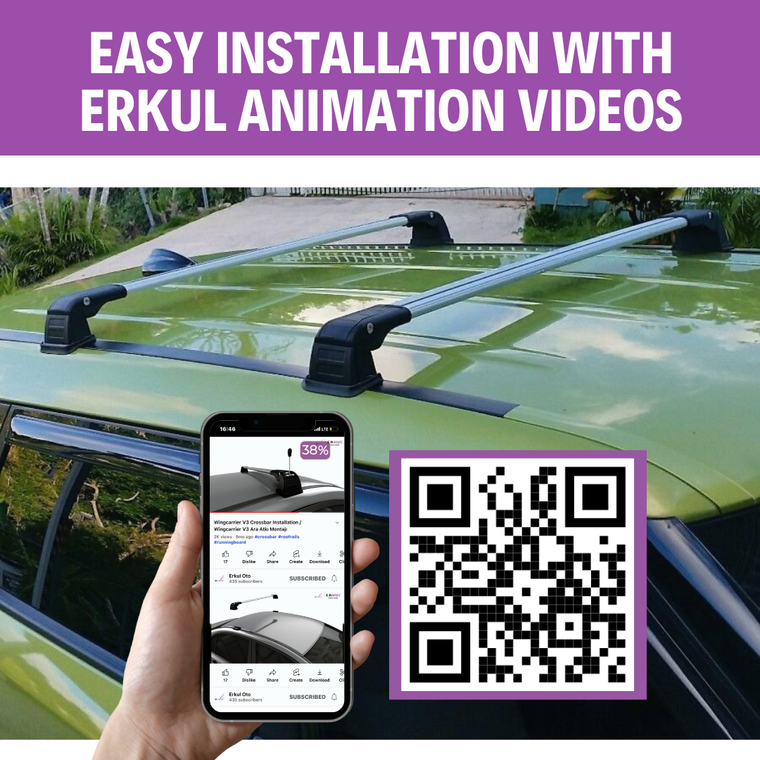 220lbs Rack Cross Bars for Mazda CX3 2016-2021 Fits Fixed Points Roofs - Silver