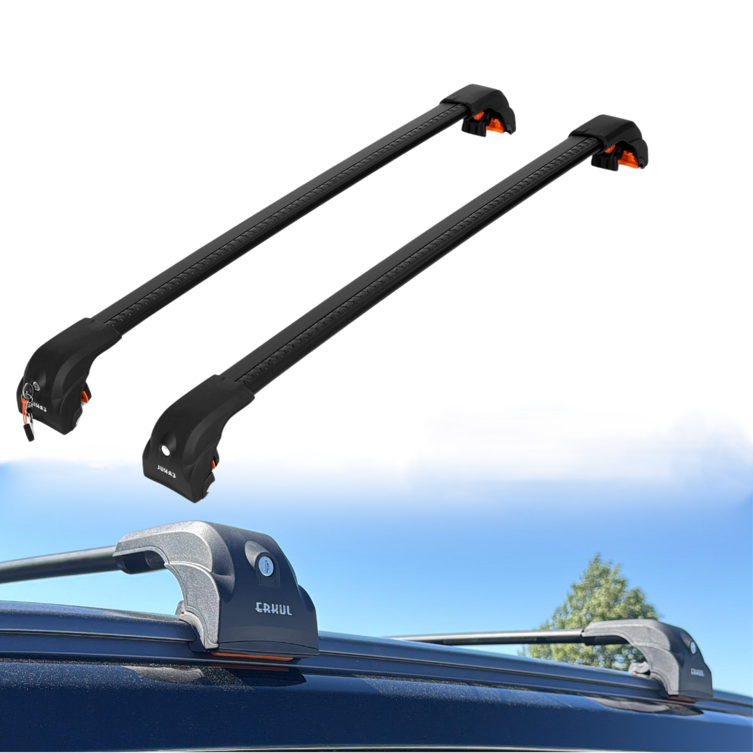 2PC Heavy Duty Roof Rack Crossbars for Mazda CX-9 2016-2024 w/ Flush Rails