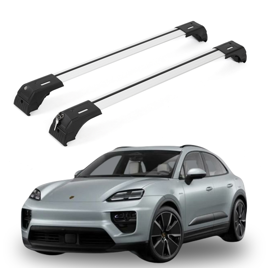 Erkul Roof Rack Crossbars for Porsche Macan 2024-2026 w/ Flush Rails - Silver