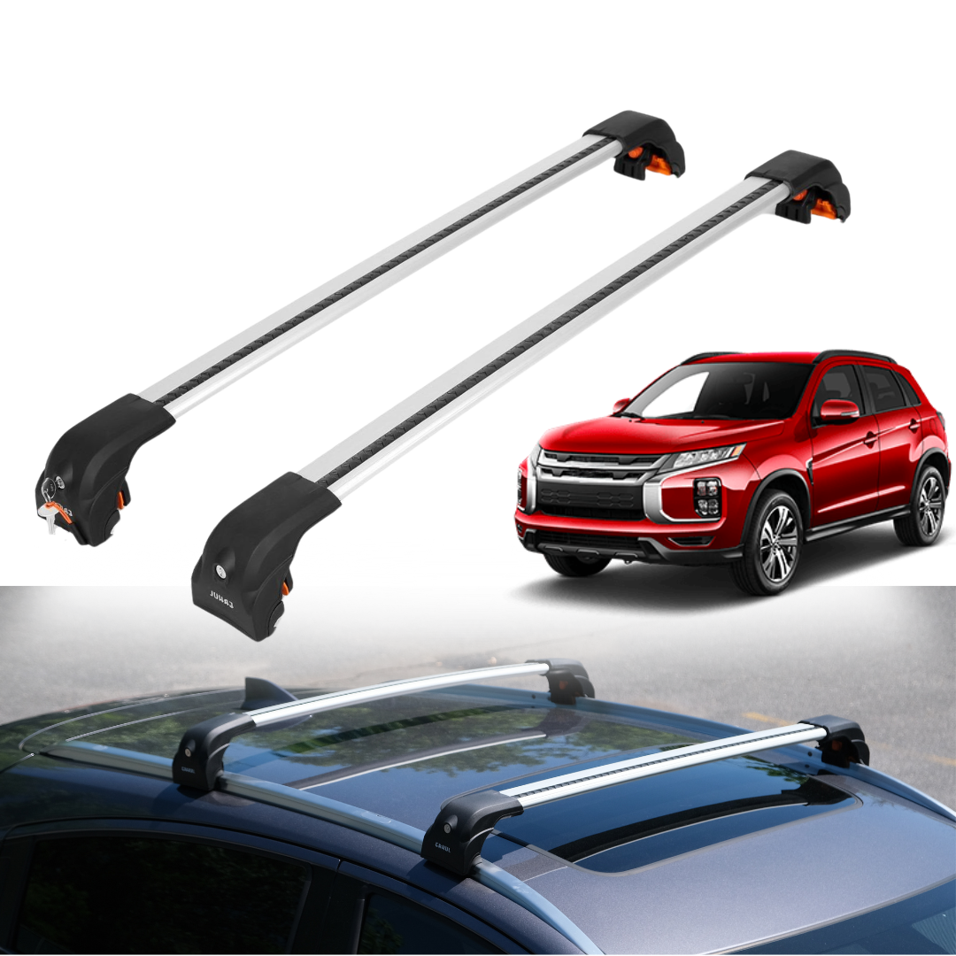 220 lbs Roof Rack Crossbars for Mitsubishi Outlander PHEV 2022-2026 - Silver