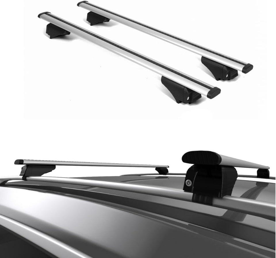 OMAC Roof Rack Cross Bars for Ford Escape 2020 to 2023, Silver to Side  Rails Bars 165 Pounds, to 2 Pieces