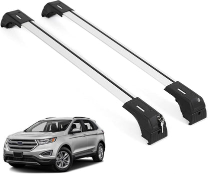 ERKUL Roof Rack Cross Bars for Ford Edge 2015-2024  - Silver