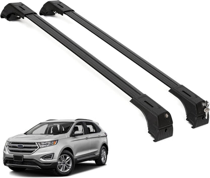 ERKUL Roof Rack Cross Bars for Ford Edge 2015-2024  - Black