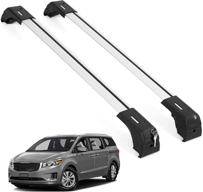 ERKUL Roof Rack Cross Bars for Kia Sedona 2015-2021  - Silver