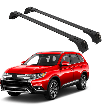 Fits Mitsubishi Outlander 2014-2021 2PCS Roof Rack Cross Bars 165 LBS