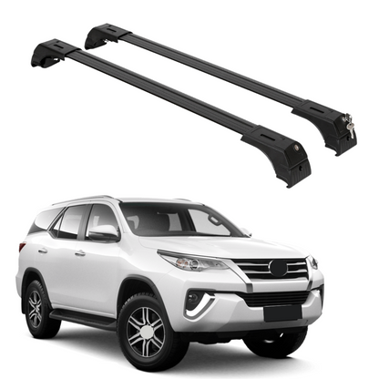 Fits Toyota Fortuner 2015-2026 with Factory Rails Roof Rack Cross Bars 165 LBS