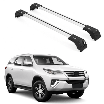 Fits Toyota Fortuner 2015-2026 with Factory Rails Roof Rack Cross Bars 165 LBS